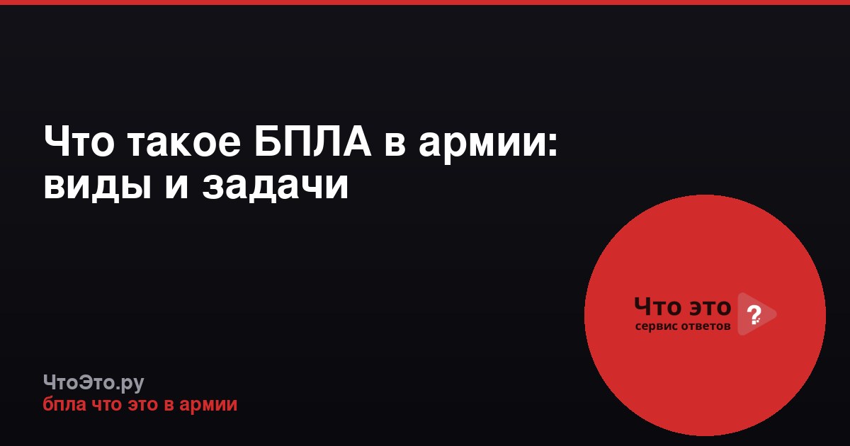 Что такое БПЛА в армии: виды и задачи