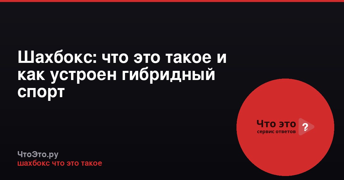 Шахбокс: что это такое и как устроен гибридный спорт