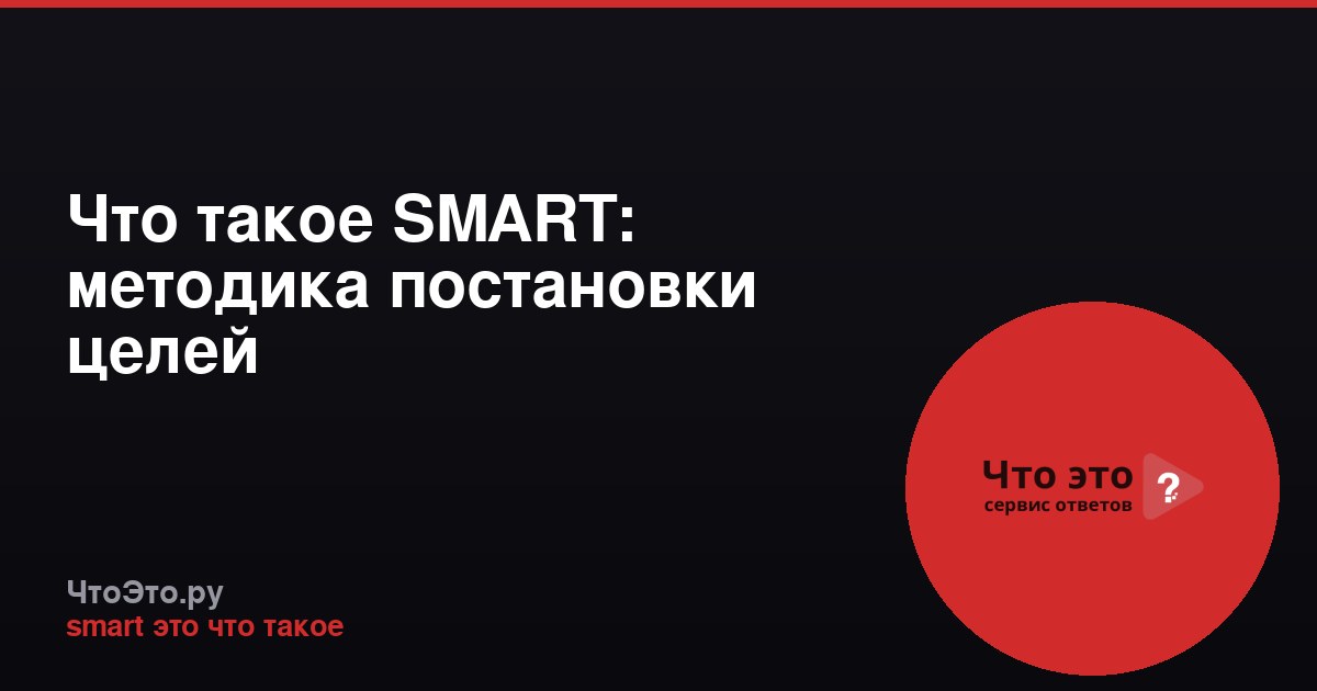 Что такое SMART: методика постановки целей