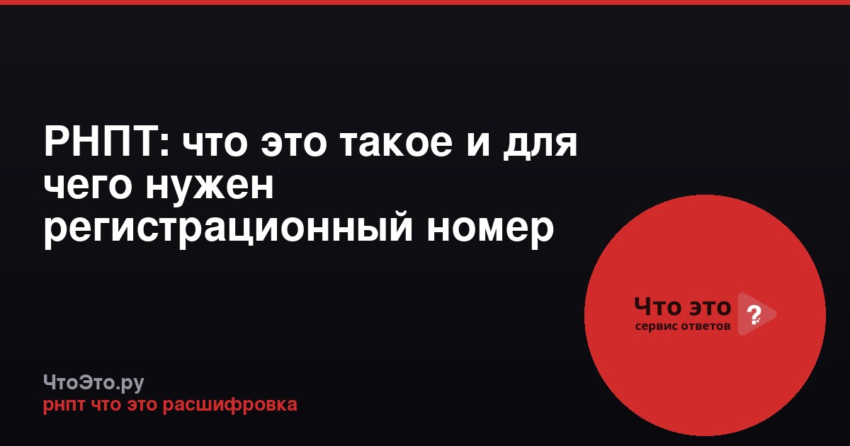 РНПТ: что это такое и для чего нужен регистрационный номер партии товара